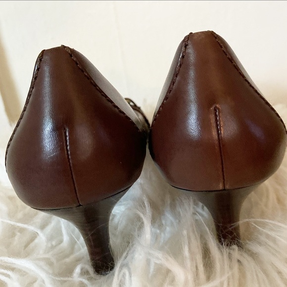 NEW Cole Haan Mocha Brown Heels - Picture 3 of 5